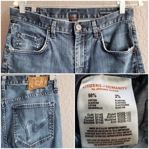 Citizens of Humanity COH Blue Jeans 31 X 28 MADE IN USA Perfect Straight
